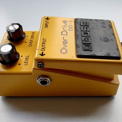 Vintage Boss OD-1 Over Drive #500 JRC4558D (Black Label) 1977 - 1985 image 6