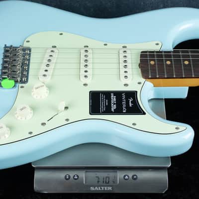 Fender Vintera III Early 60 Strat Rosewood Sonic Blue MX25165777 image 6