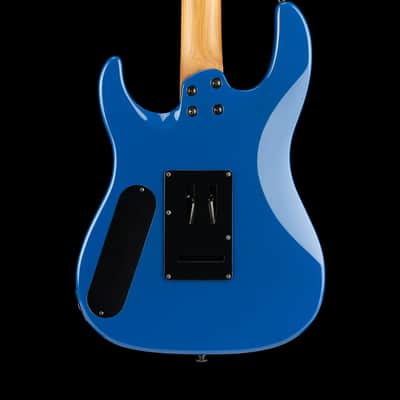Solid Body Electric Guitar Roasted Maple Neck, Stainless Steel Frets, Bone Nut 24 Frets(Blue) image 3
