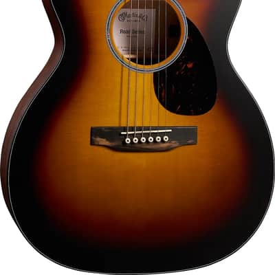 Martin OMC-10E Modern Road Series Grand Auditorium Acoustic-Electric Guitar, Solid Spruce Top, Burst image 1