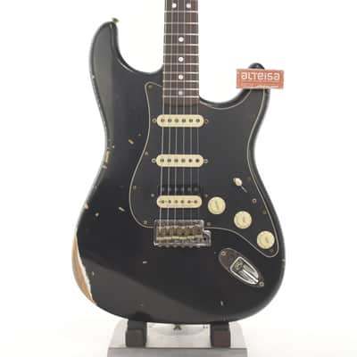 Fender Custom Shop '67 Strat HSS Relic Aged Black 2025 image 1