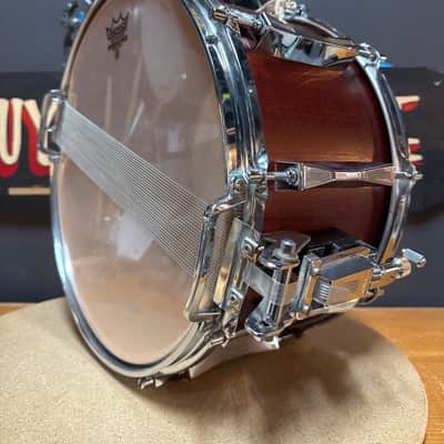 Sonor D-518x MR Phonic Plus 14x8" 10-Lug Beech Snare Drum 1984 - 1989 - Red Mahogany image 9