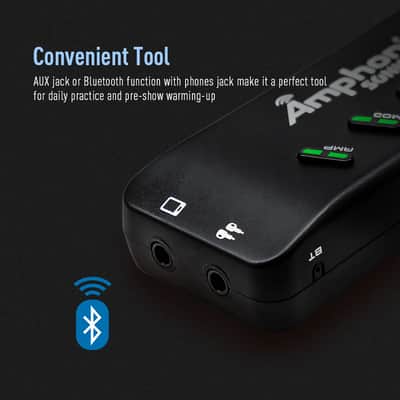 SONICAKE Guitar Headphone Amp Plug-In USB Rechargable Portable Pocket Guitar Amplifier With Bluetooth Multi-Effects Clean Overdrive Distortion Modulation Delay and Reverb(U.S. domestic inventory) image 4
