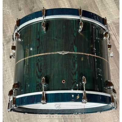 Tama Star Bubinga 5pc Drum Set Dark Green Cordia w/Outside Inlay image 5
