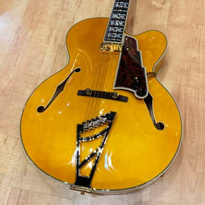 D’Angelico Excel Series EXL-1 Archtop Electric Hollow-Body Jazz Guitar 2024 - Amber image 1