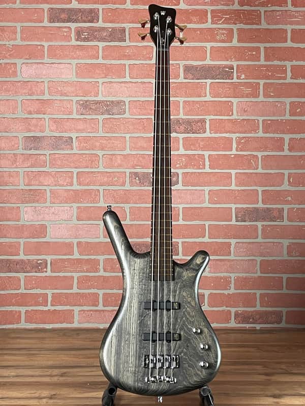Warwick Pro Series Corvette Standard Electric Bass Guitar - Nirvana Black image 1