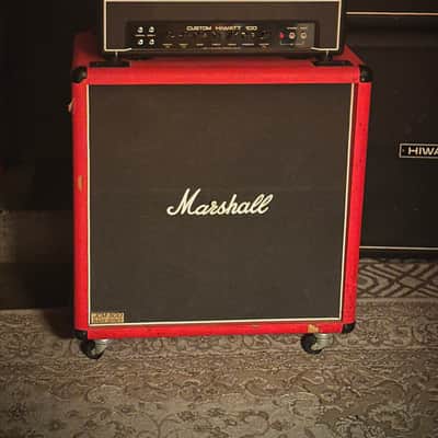 Marshall JCM 800 Bass Series Model 1580 1x18” 1980s - Red Tolex image 1
