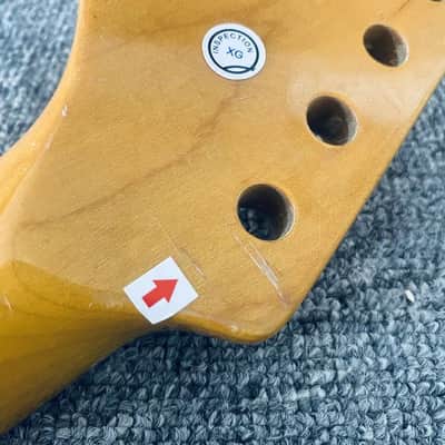 Maple Wood Guitar Strat Style Neck, Rosewood Fingerboard 22 Frets image 8