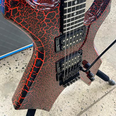 Pre Loved B.C Rich Ltd Ed Stranger Things "Eddie's Guitar" Warlock | Crackle image 9