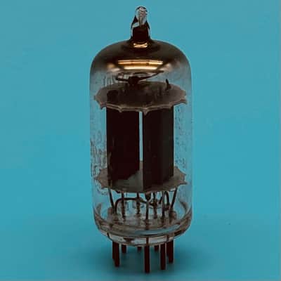 1960s RCA 12AU7A ECC82 Vintage Long Gray Plate D Getter Preamp Tube! T307 image 3