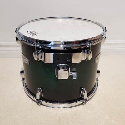 Mapex M 14"x11"inch Tom Drum W/Mount - Lacquered Green Fade - Gorgeous Clean A+ image 3