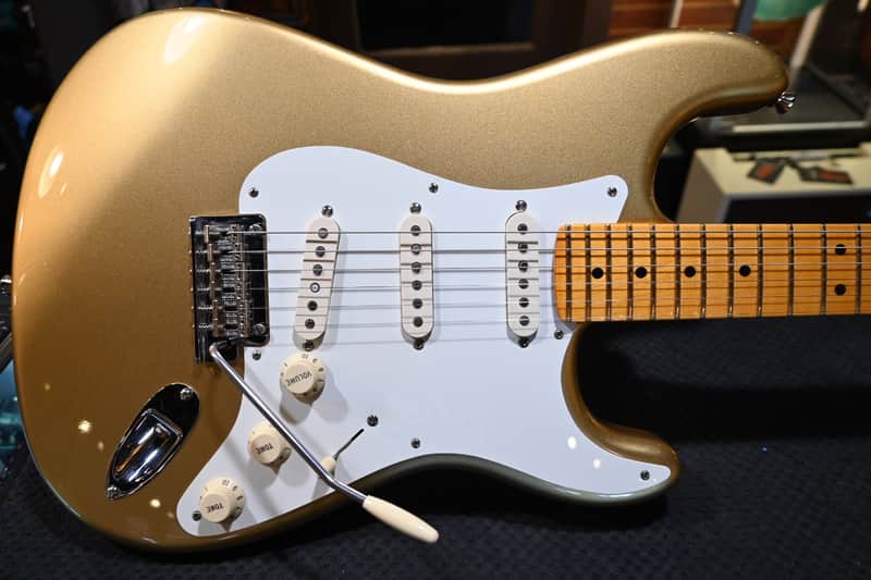 Fender Lincoln Brewster Stratocaster 2019 - Aztec Gold #0195
