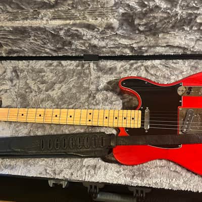 Fender American Standard Telecaster with Maple Fretboard 2008 - 2016 - Crimson Red Transparent image 2