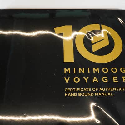 Moog Minimoog Voyager 10th Anniversary Gold Edition 44-Key Monophonic Synthesizer 2012 image 12