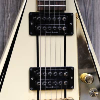 Jackson Pro Series RR5 Rhoads 2003 - 2009 - Ivory with Black Pinstripes image 8