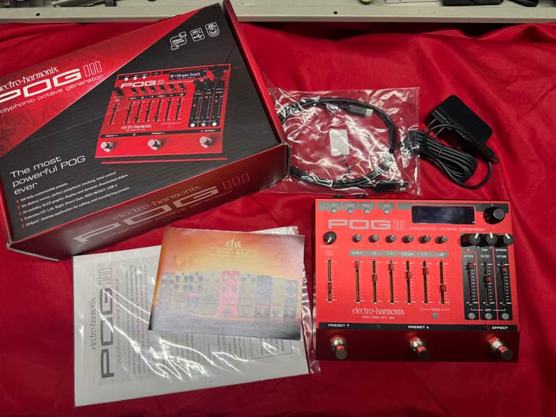 Electro-Harmonix POG3 Polyphonic Octave Generator 2024 - Present - Red