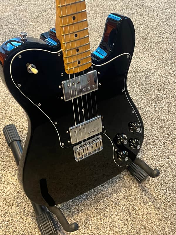 Fender American Vintage II '75 Telecaster Deluxe 2022 - Present - Black image 1