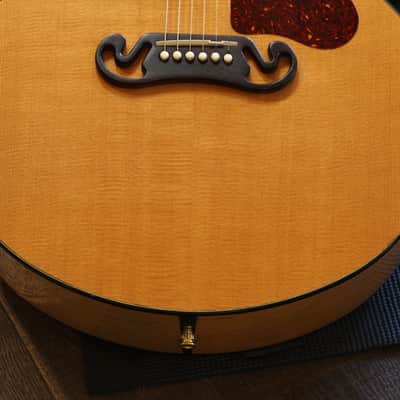 1999 Gibson J-100 Maple & Spruce Jumbo Acoustic Guitar Natural + OHSC image 5