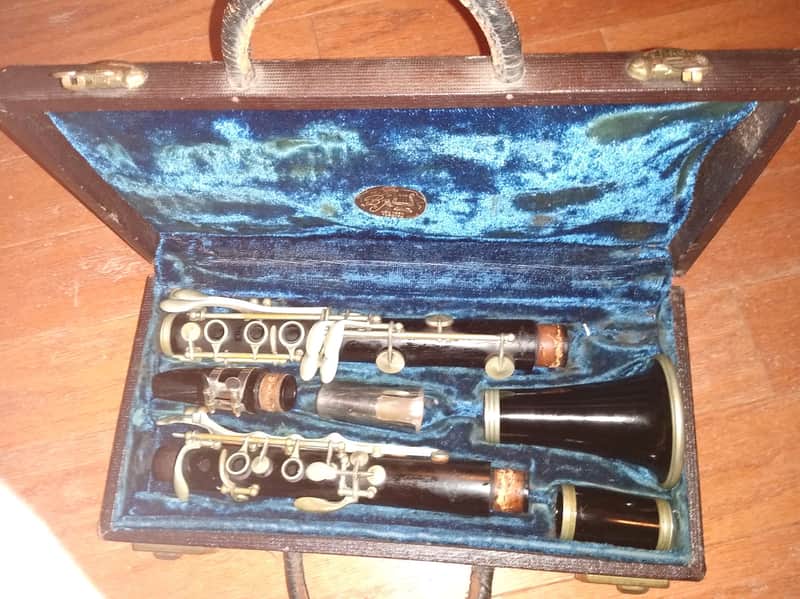 Rene Duval Wood Soprano Clarinet Wood, Italy, Intermediate level, Good Condition image 1