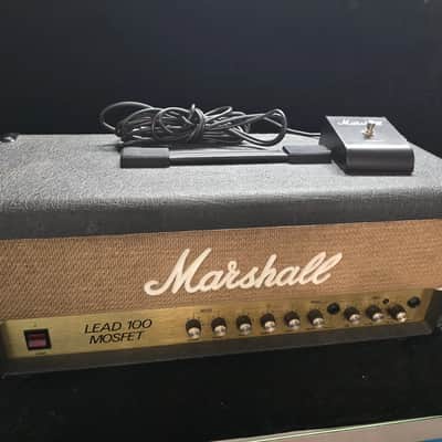 Marshall Lead 100 MOSFET Head Model 3210 — 100W Solid State w/ Footswitch