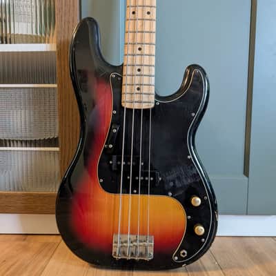 1984 Squier Precision Bass SQ Series MIJ Fujigen Japan with 1989 Fender CIJ Precision Bass neck image 1