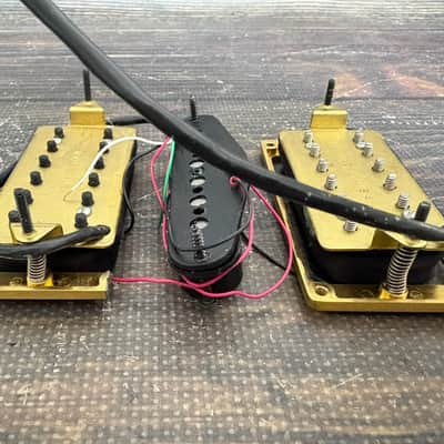 90s Ibanez DiMarzio IBZ USA F1/C3/F2 HSH Pickup Set image 5