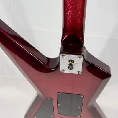Tokai Super Edition FSD-65 *Five Star* Explorer MIJ Japan 1980s - Red Sparkle image 21