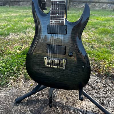 Ibanez RGA7QM-TGB Standard 2012 - 2013 - Transparent Gray Burst image 2