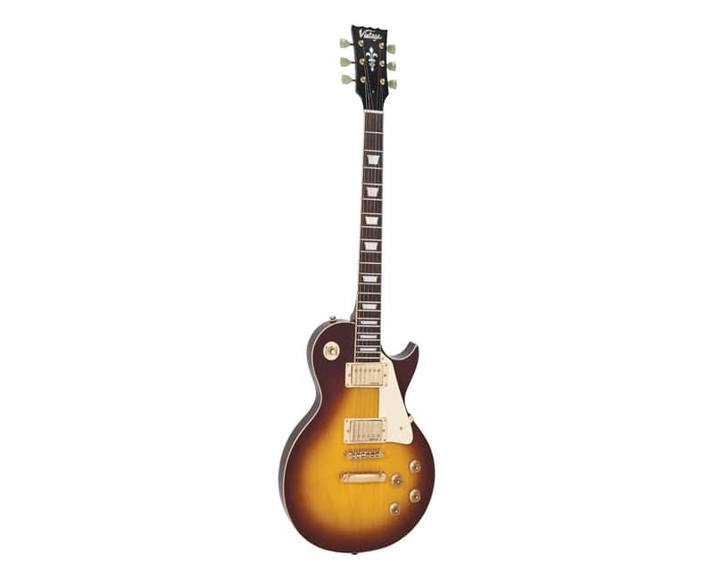 Vintage ReIssued Series V100 Electric Guitar - Tobacco Sunburst - Open Box image 1