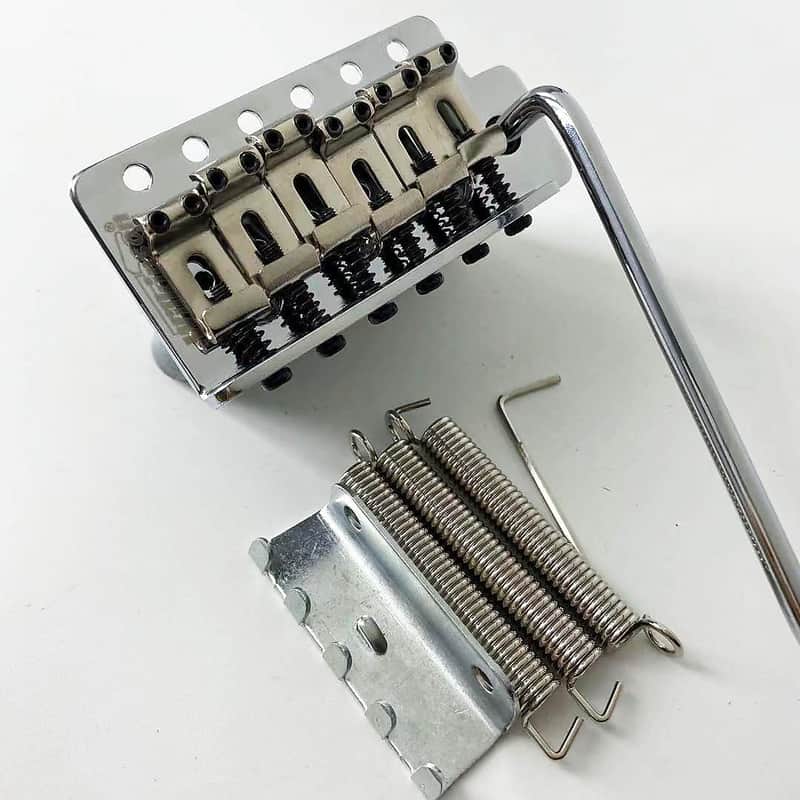 Wilkinson Strat Stratocaster Style Guitar Vintage Tremolo Bridge System in Chrome image 1
