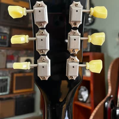 1980s Greco Super Real – Black – Original Maxon Pickups – Fujigen Japan – 8.09 lbs w/ Hardshell Case image 8