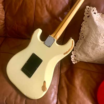 Vintage 1979 Fender 25th Anniversary Stratocaster in Original and Rare Pearl White Finish - All Original With a 4 Bolt Maple Neck and the Original Fender Embossed Logo Case image 19