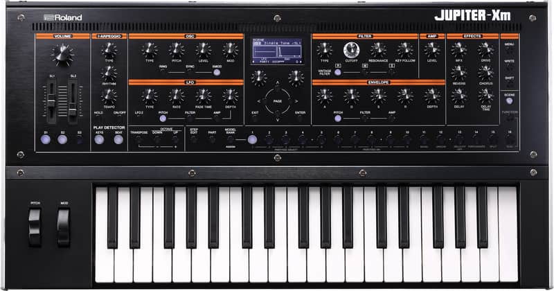 Roland Jupiter-Xm 37-Key Synthesizer 2019 - Present - Black