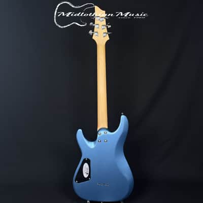 Schecter C-6 Deluxe - 6-String Electric Guitar - Satin Metallic Light Blue Finish image 5