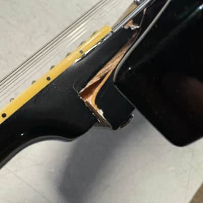 Epiphone Epiphone SG traditional Electric Guitar Ebony, issues, neck separation from body image 6