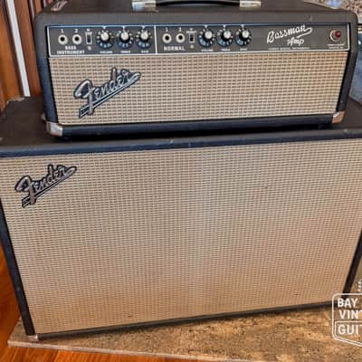 1967 Fender Bassman Head and Ex-Avengers Greg Ingraham Cabinet - Epic Tone! image 1