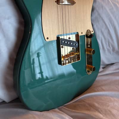 Squier 40th Anniversary Gold Edition Telecaster 2022 - Present - Sherwood Green image 5