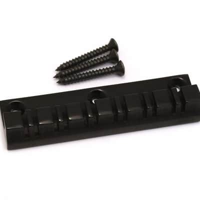 ATP-12-B Black Plated Brass 12-string Anchor Type Tailpiece for Guitar -
