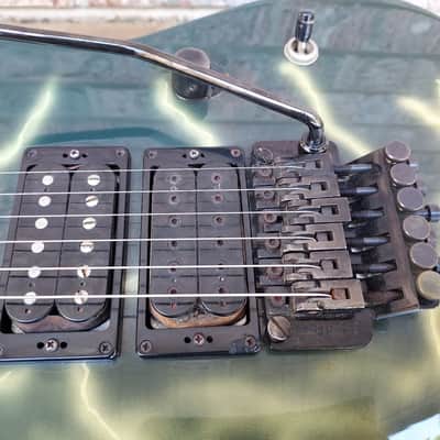 Vintage 1986 Kramer Nightswan Lightning Graphic Electric Guitar w/ Original Case! Vivian Campbell, Floyd Rose! image 4