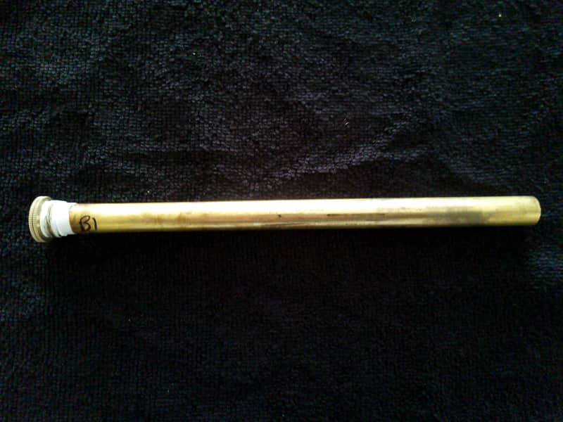 Edwards/Getzen B1 .562 Bore Bass Trombone Leadpipe 2018 - Raw Brass image 1