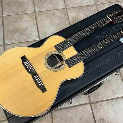 2025 CF Martin Grand J-28E DN Double Neck Acoustic-Electric Guitar Natural image 2