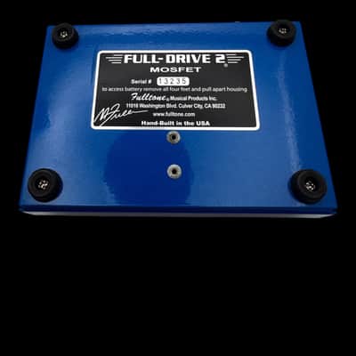 Fulltone Full-Drive 2 Mosfet 2007 - 2018 - Blue X7027 image 6