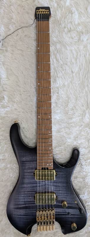 Mint Ibanez Q52FMGDRL Q Standard Headless Guitar, Deep Twilight Burst Low Gloss image 1