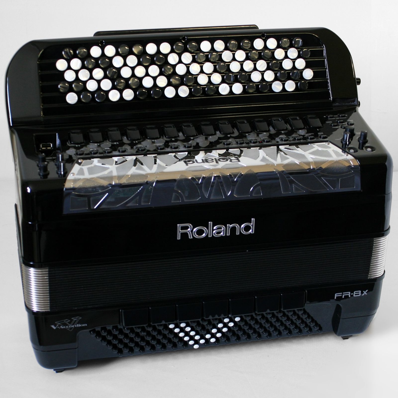 Roland FR-8xb-BK Chromatic Button V-Accordion | Reverb
