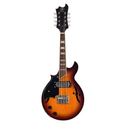 Airline Guitars H35 Batwing Mandolin Honeyburst Left-Handed image 6