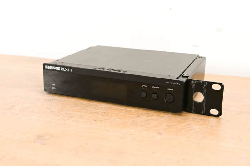 Shure BLX4R Rack-Mountable Wireless Receiver - H10 Band NO POWER SUPPLY CG012KW image 1