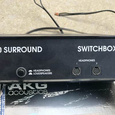 AKG K290 Surround Headphones with cables and switch box image 4