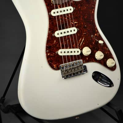 Fender Custom Shop Master Built Yuri Shishkov Builder Select 1963 Stratocaster - Arctic White image 5