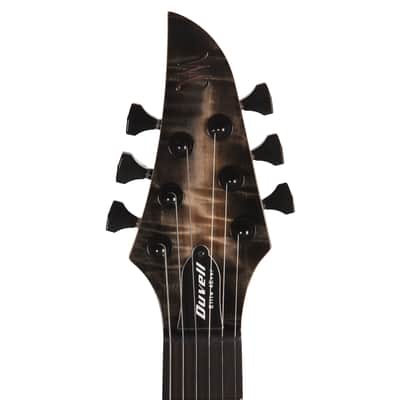 Mayones Duvell Elite 4Ever 6 AAA Curly Poplar Natural Fade Black Burst (Serial #DF2506094) image 6