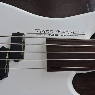 TUNE Bass Maniac TBJ51 NF - Fretless 5 String Bass - Snow White - NEW - Authorized Dealer image 4